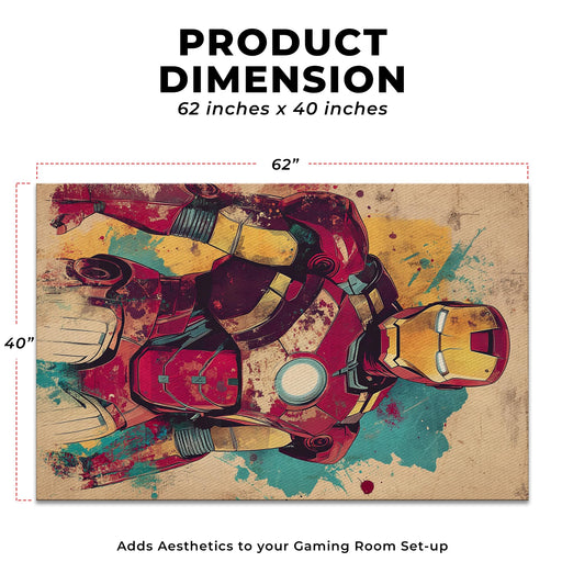 Iron-Man Inspired Decor Rug- 62x40 inches - for just $44.99! 