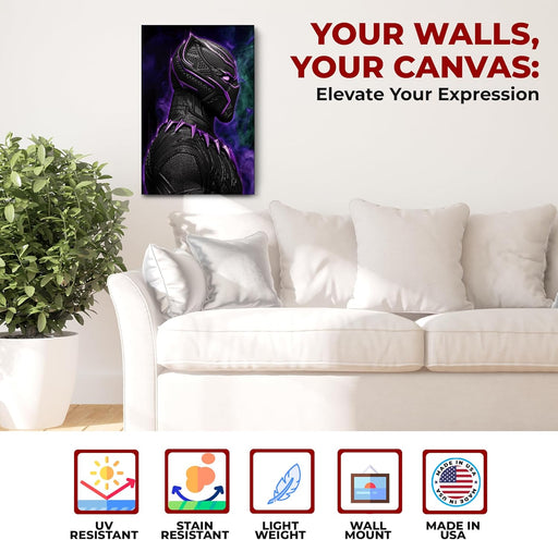 Black Panther Wall Canvas - for just $30.99! 