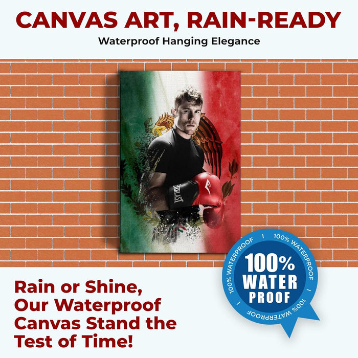 Canelo Alvarez Wall Canvas Set of 1 - for just $30.99! 
