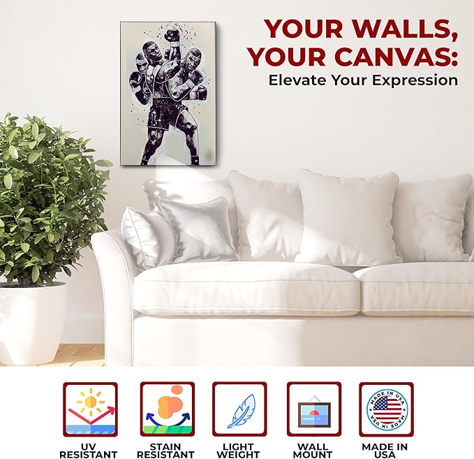 Boxing Guy Wall Canvas Set of 1 - for just $30.99! 