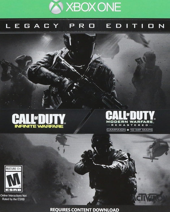 Call of Duty: Infinite Warfare/Call of Duty Modern Warfare Remastered Legacy Pro Edition (Xbox One) - for just $0! 