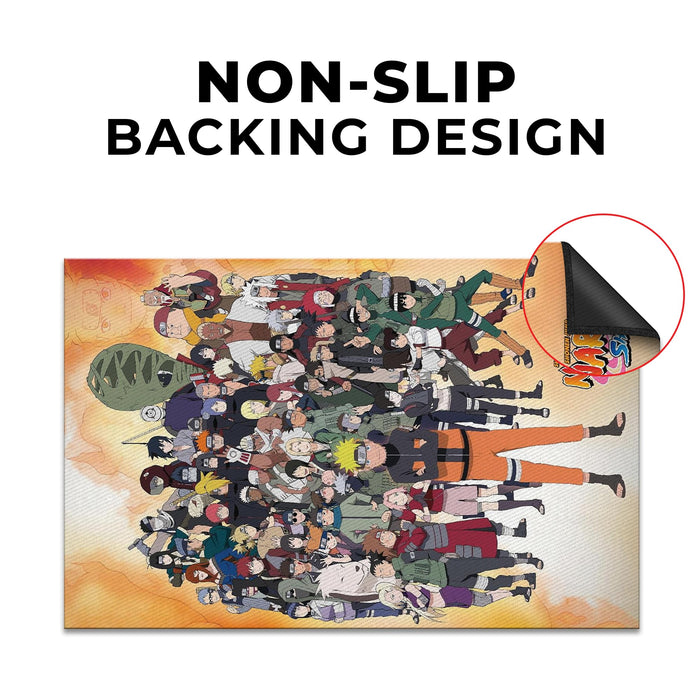 Naruto, Friends & Enemies Decor Rug- 62x40 inches - for just $44.99! 