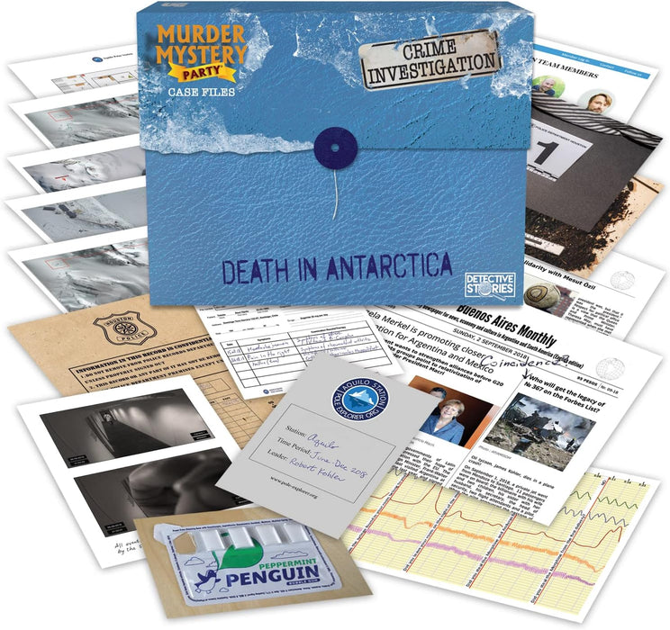 Murder Mystery Party: Case Files - Death in Antarctica - for just $25! 