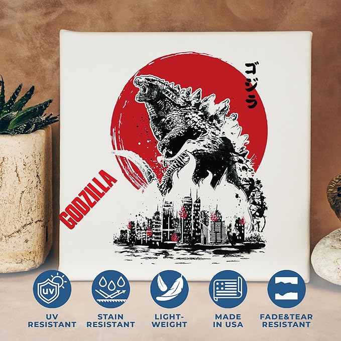 Godzilla Wall Canvas Set of 1 - for just $30.99! 