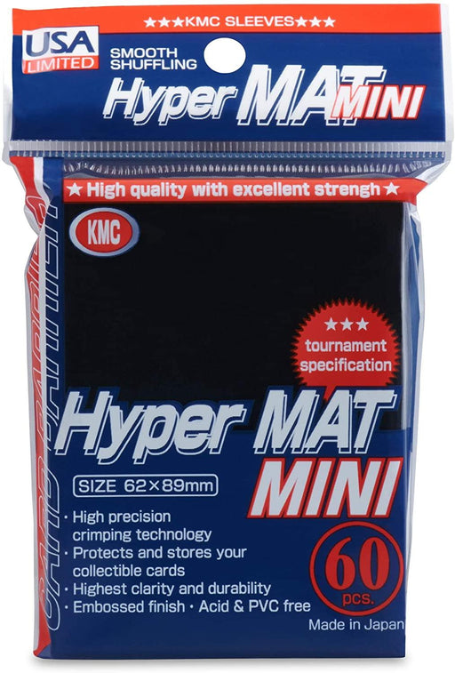 KMC Mini Hyper Matte Sleeves 60-Count - Just $5.95! Shop now at Retro Gaming of Denver