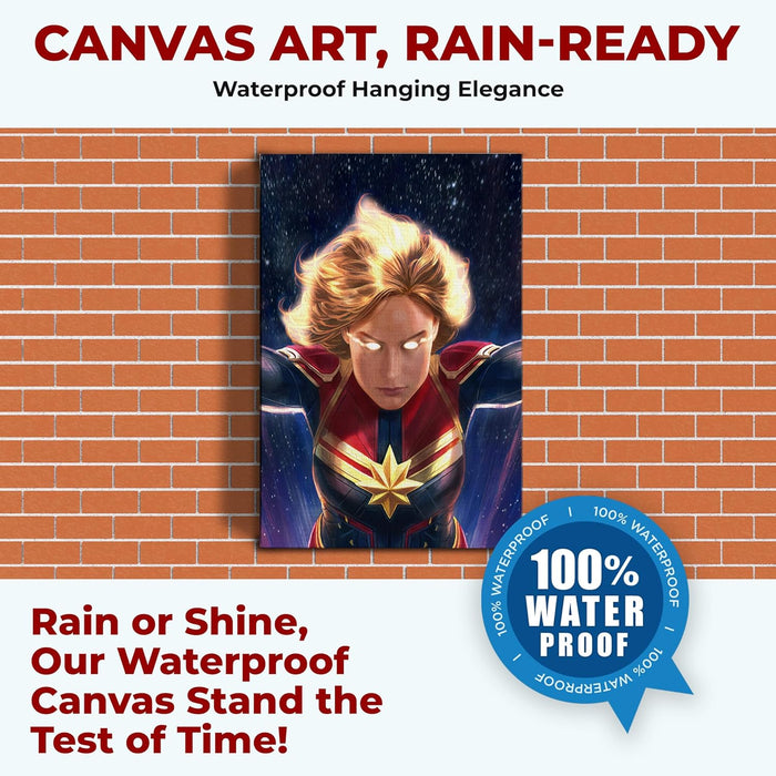Captain Marvel Wall Canvas Set of 1 - for just $30.99! 