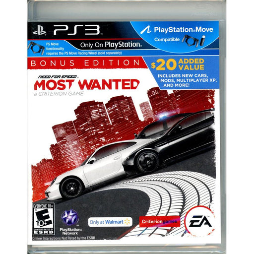 Need For Speed: Most Wanted Walmart Bonus Edition (Playstation 3) - Just $0! Shop now at Retro Gaming of Denver