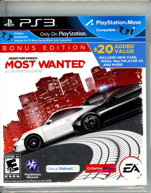 Need For Speed: Most Wanted Walmart Bonus Edition (Playstation 3) - for just $0! 