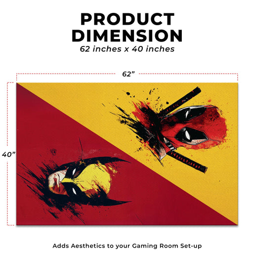 Deadpool & Wolverine Decor Rug- 62x40 inches - for just $44.99! 