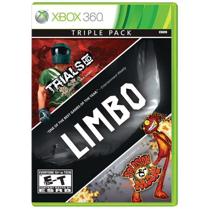 Triple Pack: Limbo, Trials HD, Splosion Man (Xbox 360) - Just $0! Shop now at Retro Gaming of Denver