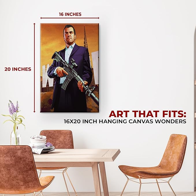 Grand Theft Auto Wall Canvas Set of 1 - for just $30.99! 