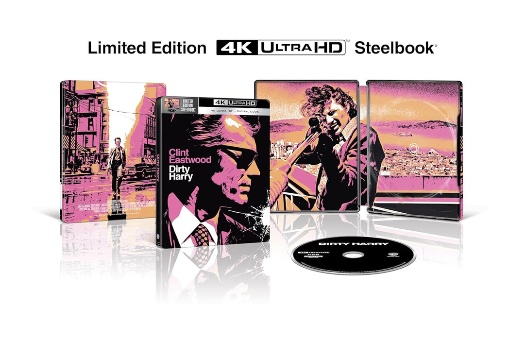 Dirty Harry - Limited Edition Steelbook (4K Ultra HD + Digital) - for just $30.99! 