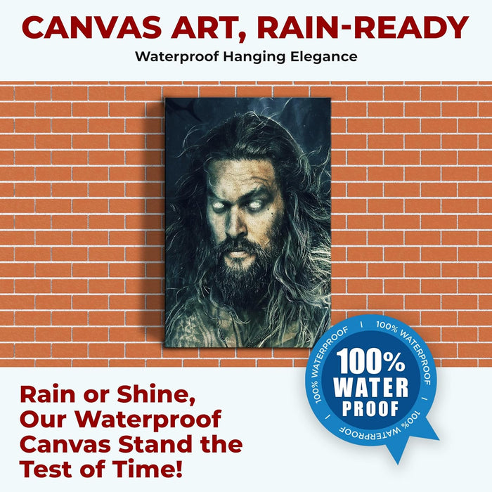 Aqua Man Wall Canvas Set of 1 - for just $30.99! 