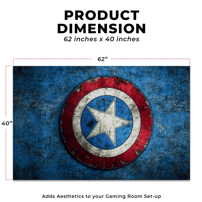 Captain America Shield Decor Rug- 62x40 inches - for just $44.99! 