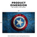 Captain America Shield Decor Rug- 62x40 inches - for just $44.99! 