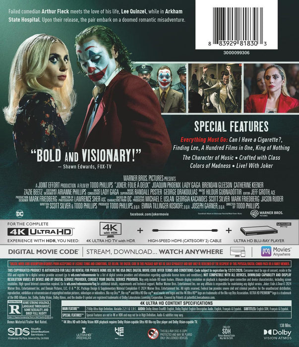 Joker: Folie A Deux (4K Ultra HD + Digital) - for just $24.99! 
