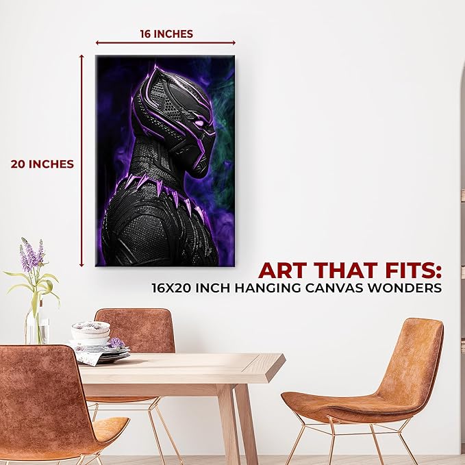 Black Panther Wall Canvas - for just $30.99! 