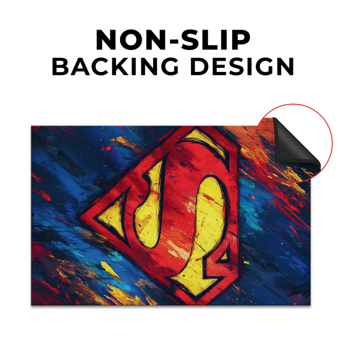 Superman Inspired Decor Rug- 62x40 inches - for just $44.99! 