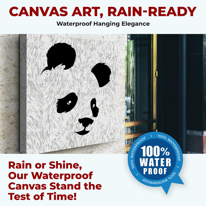 Panda 1 Wall Canvas Set of 1 - for just $30.99! 