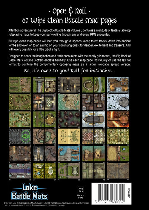 Giant Book of Battle Mats - Volume III - for just $46.99! 