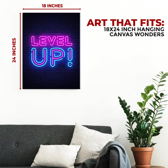 Level Up Wall Canvas Set of 1 - for just $30.99! 