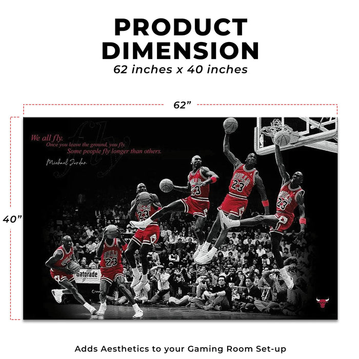 Michael Jordan Bulls Decor Rug- 62x40 inches - for just $44.99! 