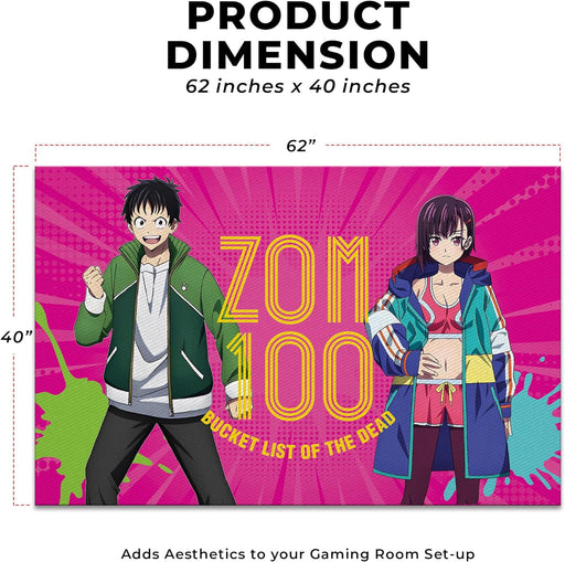 Zom 100 Gaming Rug- 62x40 inches - for just $44.99! 