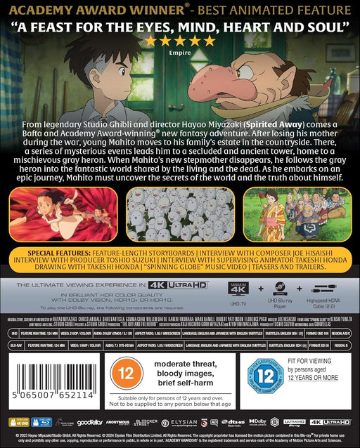 The Boy and The Heron [4K UHD + Blu-ray] - for just $39.99! 
