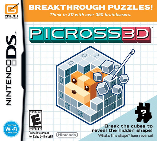 Picross 3D (Nintendo DS) - for just $0! 