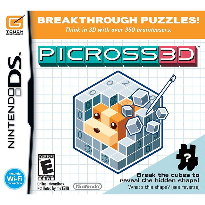 Picross 3D (Nintendo DS) - Just $0! Shop now at Retro Gaming of Denver