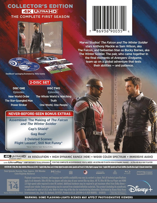 The Falcon And The Winter Soldier - Season 1 [4K UHD] - for just $93.99! 