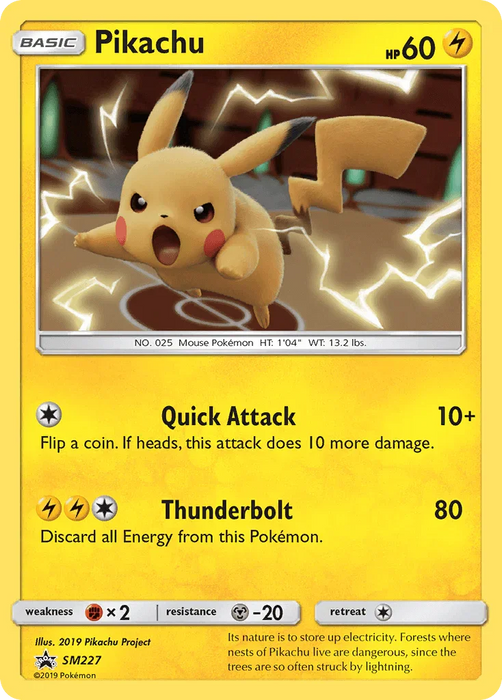 Pikachu (SM227) [Sun & Moon: Black Star Promos] - for just $8.45! 