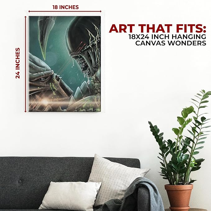 Aliens vs Predator Wall Canvas Set of 1 - for just $30.99! 