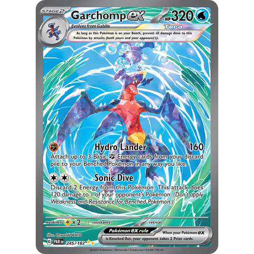 Garchomp ex (245/182) [Scarlet & Violet: Paradox Rift] - Just $12.05! Shop now at Retro Gaming of Denver