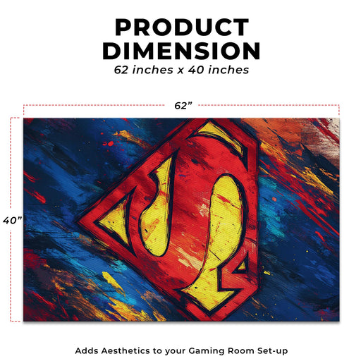 Superman Inspired Decor Rug- 62x40 inches - for just $44.99! 