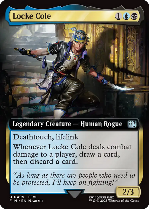 Locke Cole (FIN-499) - FINAL FANTASY: (Extended Art) - for just $0.33! 