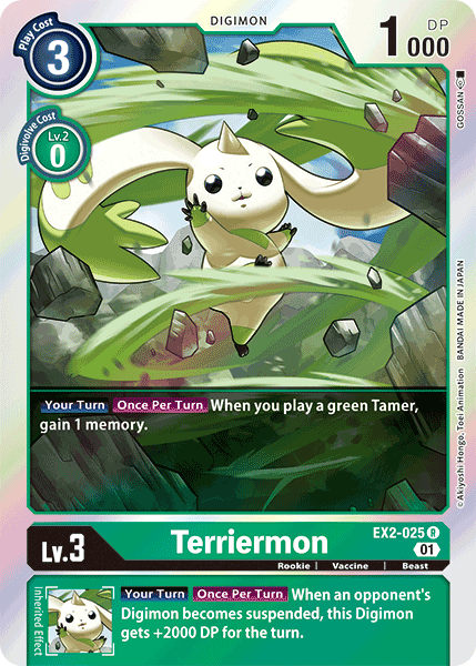 Terriermon [EX2-025] [Digital Hazard] - Just $0.09! Shop now at Retro Gaming of Denver