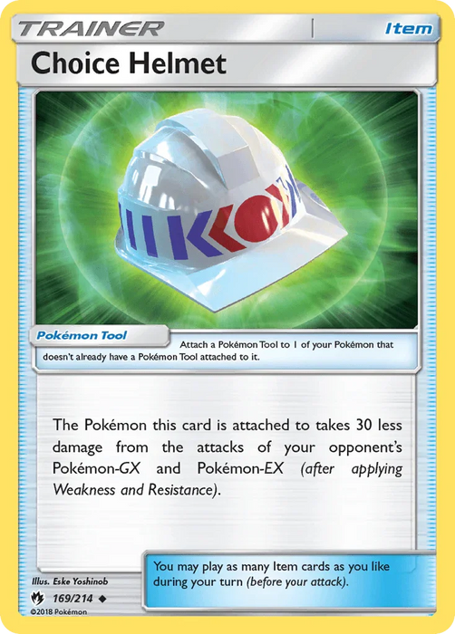 Choice Helmet (169/214) [Sun & Moon: Lost Thunder] - for just $0.10! 