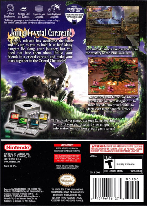 Final Fantasy: Crystal Chronicles – GameCube (GC) - for just $16.99! 