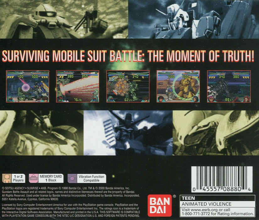 Gundam: Battle Assault – PlayStation 1 (PS1) - for just $0! 