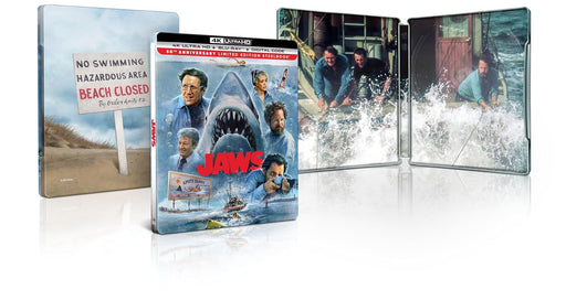 Jaws - 50th Anniversary - Limited Edition Steelbook (4K UHD + Blu-ray+ Digital) - for just $69.99! 