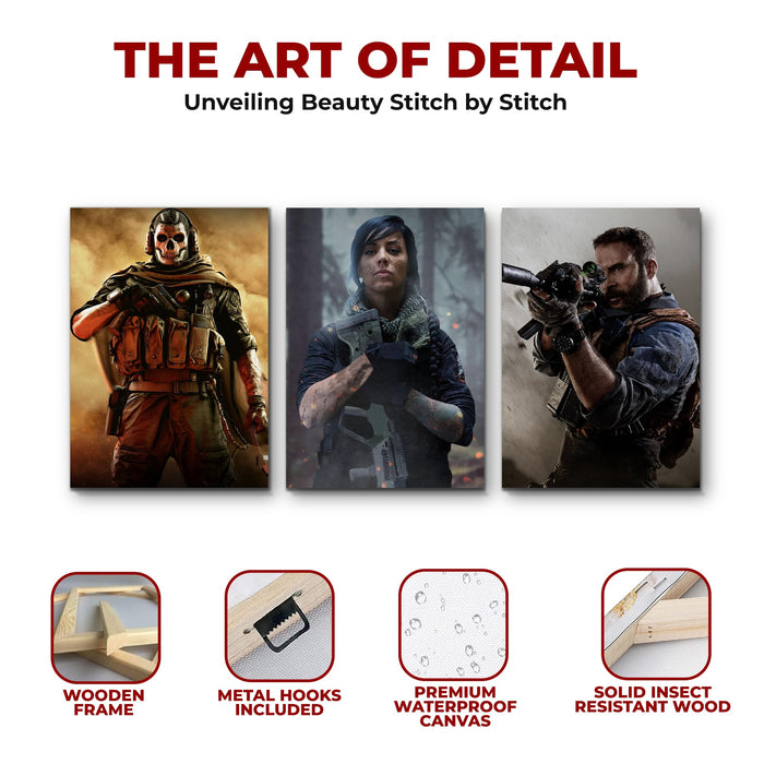 Call Of Duty Wall Canvas Set of 1 - for just $30.99! 