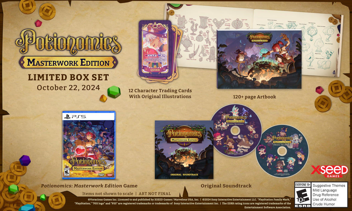Potionomics: Masterwork Editon - Limited Box Set (PlayStation 5) - for just $0! 