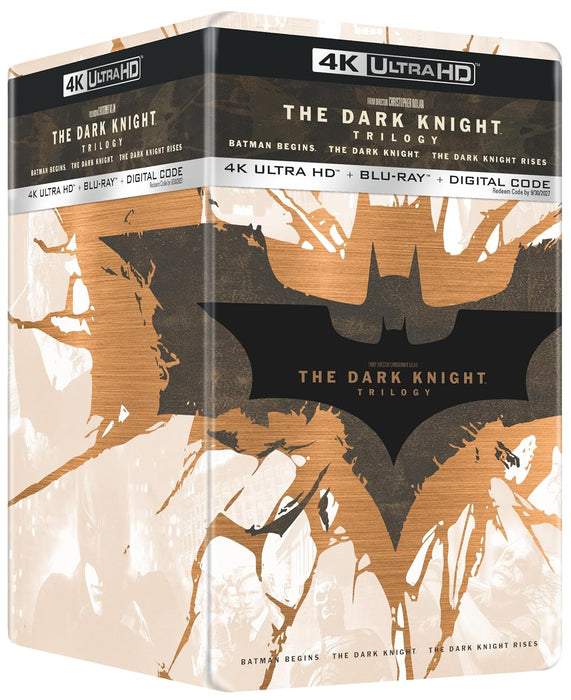 The Dark Knight Trilogy - Limited Edition Steelbook Collection (4K UHD + Blu-ray + Digital) - for just $189.99! 