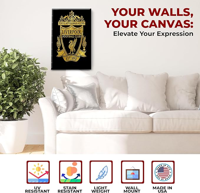 Liverpool Wall Canvas Set of 1 - for just $30.99! 