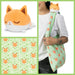 TeeTurtle Plushie Tote Bag: Floral Fox - for just $23.99! 
