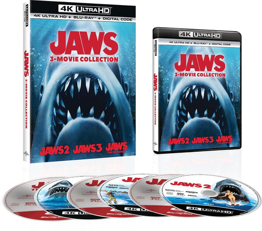 Jaws - 3-Movie Collection [4K Ultra HD + Blu-ray + Digital] - for just $53.99! 