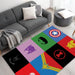 Avengers Masks & Simbols Decor Rug- 62x40 inches - for just $44.99! 