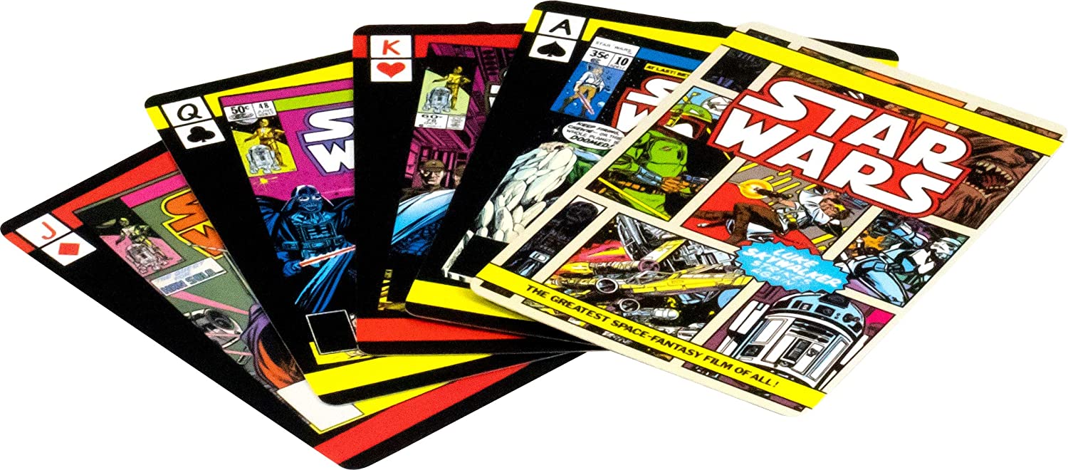 Aquarius Playing Cards: Star Wars - Comic Book Covers - for just $6.99! 
