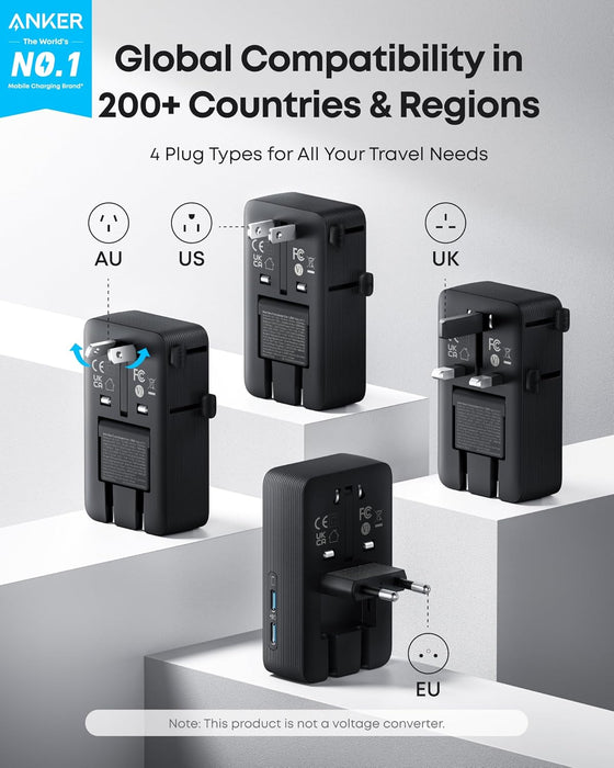 Anker Nano Travel Adapter (5-in-1, 20W, 1-Pack) - for just $25.99! 